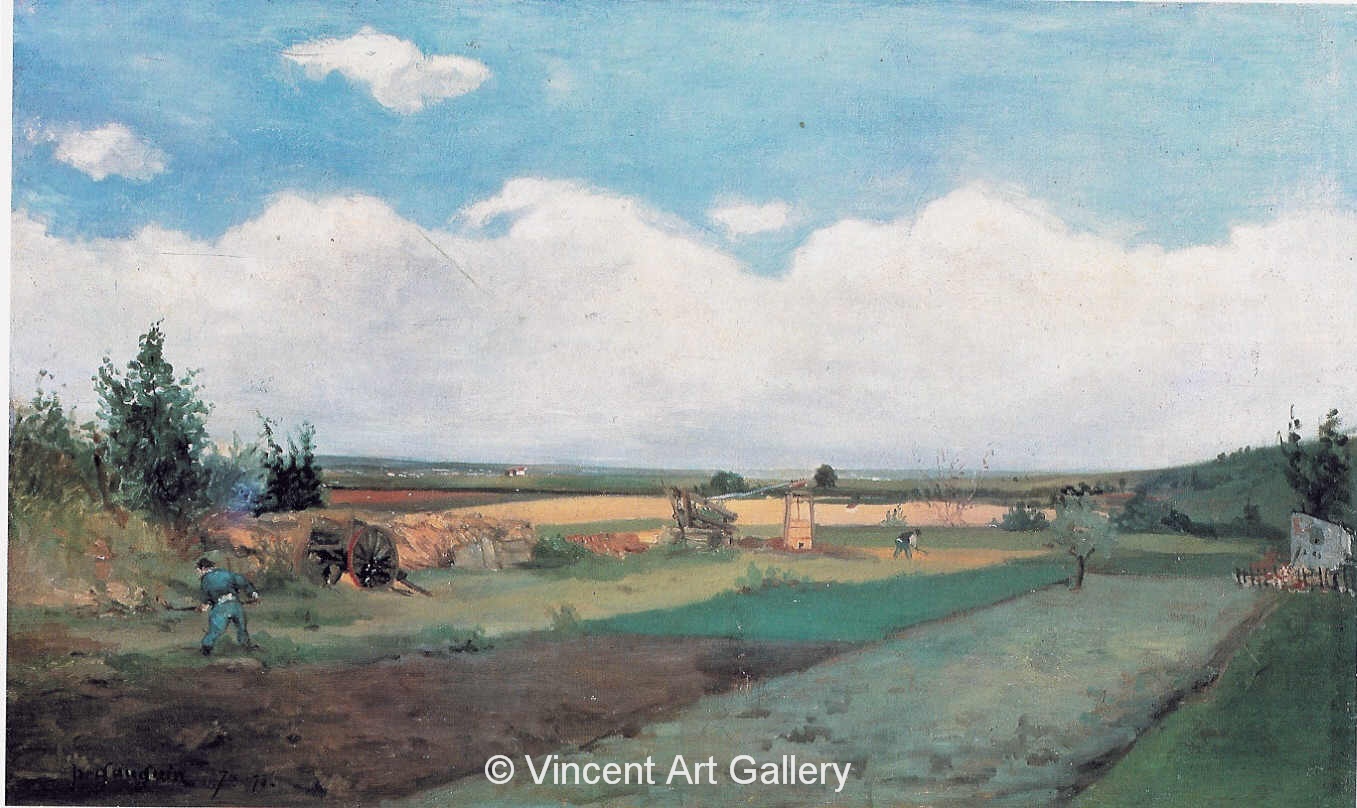 A3564, GAUGUIN, Landscape, 1873